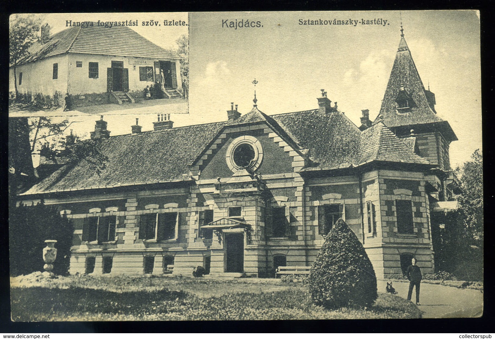 KAJDACS 1929. Kastély Régi Képeslap  /  Castle Vintage Pic. P.card - Hungría