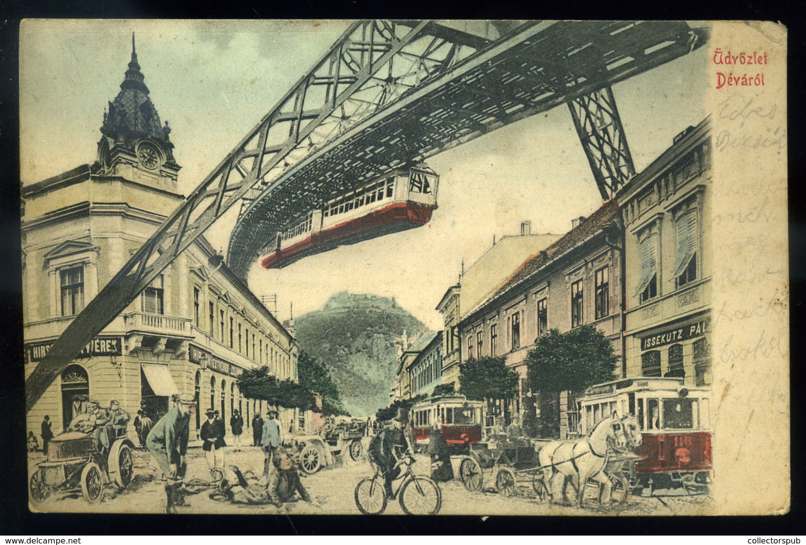DÉVA 1907. A Jövőben Régi Képeslap  /  In The Future Vintage Pic. P.card - Hongarije