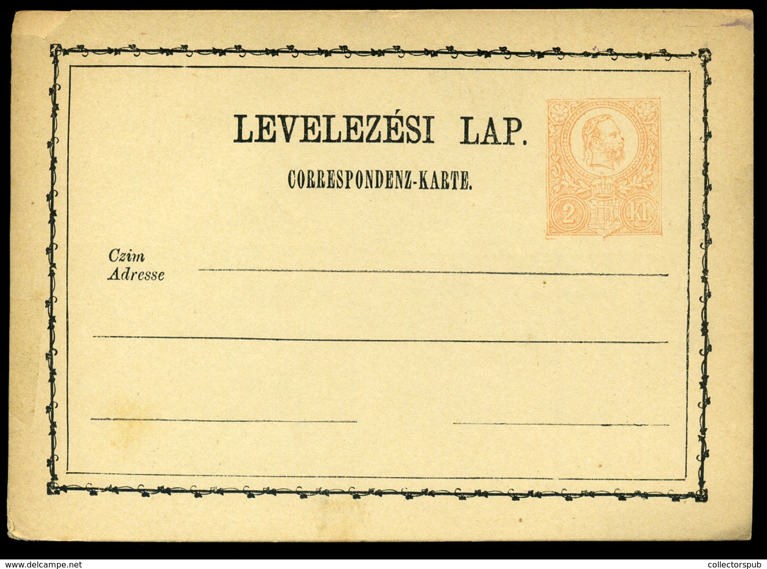 MURASZOMBAT 1871. 2Kr Díjjegyes M.K. Postahivatal Muraszombat Bélyegzéssel  /  2 Kr Stationery Hun. Roy. Post Office Mur - Slovénie