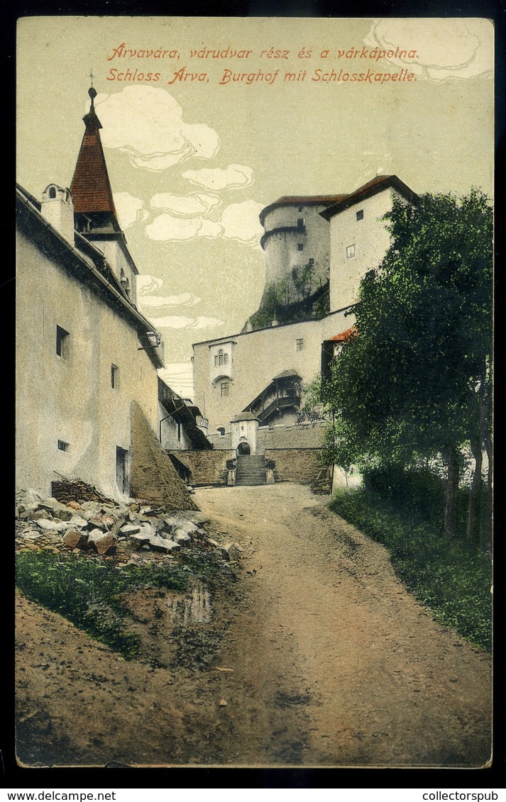 ÁRVAVÁRA 1910. Ca. Régi Képeslap  /  Vintage Pic. P.card - Hongrie