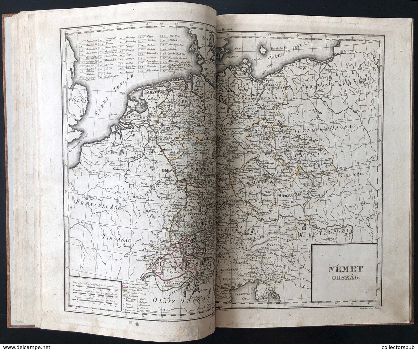 Budai Ésaiás: Oskolai Magyar Új Átlás. Debrecen, 1804. 1 Rézm. Díszcímlap + 12 Határszínezett Rézm. Térképlap. A Lapok M - Unclassified