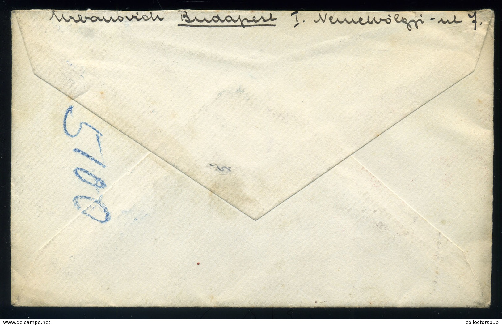 BUDAPEST 1924. Levél Ausztriáből Visszaküldve, Kettős Portózással! Dekoratív Darab!  /  Letter Returned From Austria Dou - Lettres & Documents
