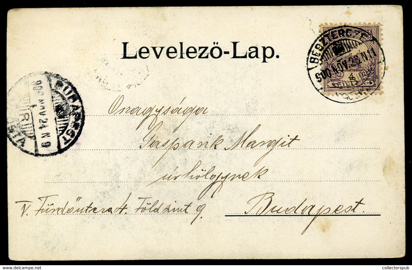 BESZTERCE 1900. Régi Képeslap  /  Vintage Pic. P.card - Hungary