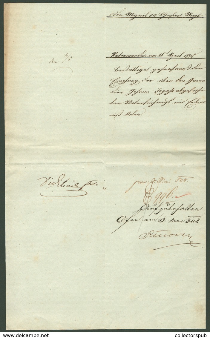 1848. SZABADSÁGHARC Érdekes Iratgyűjtemény!  Lásd Részletes Leírás  /  1848 REVOLUTION Interesting Document Collection - Unclassified