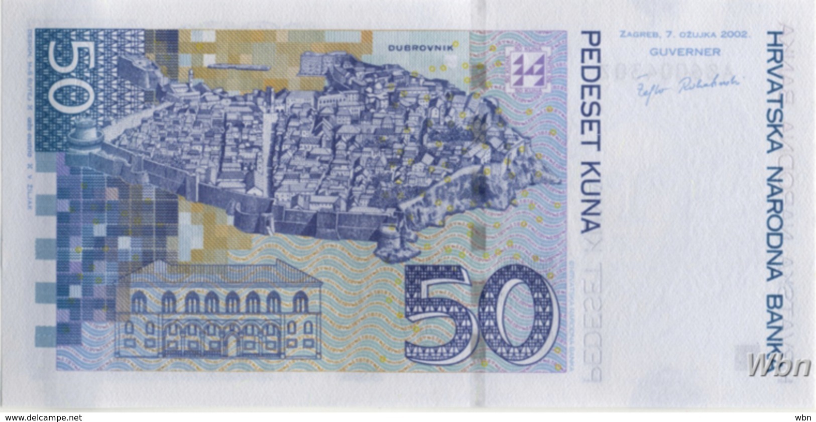 Croatie 50 Kuna (P40) 2002 -UNC- - Croatie