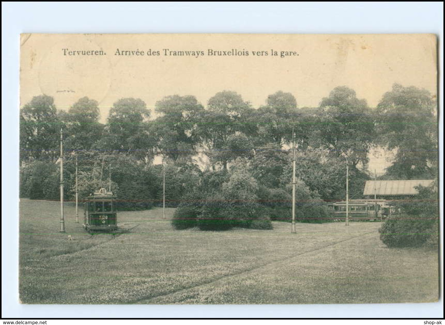 Y13463/ Tervueren  Tramway Straßenbahn AK Belgien Ca.1915 - Sonstige & Ohne Zuordnung