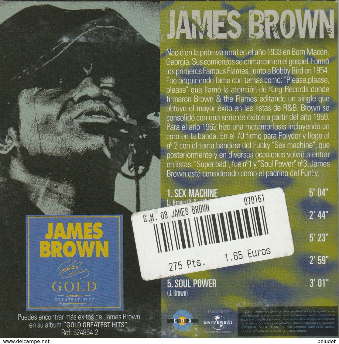 CD - GRANDES MITOS - JAME BROWN - Sonstige & Ohne Zuordnung