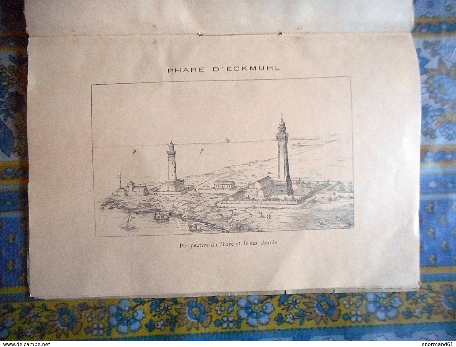 LIVRE TESTAMENT DE LA MARQUISE DE BLOCQUEVILLE LE PHARE D' ECKMUHL SUR LA POINTE DE PENMARC'H 1893 FINISTERE BRETAGNE