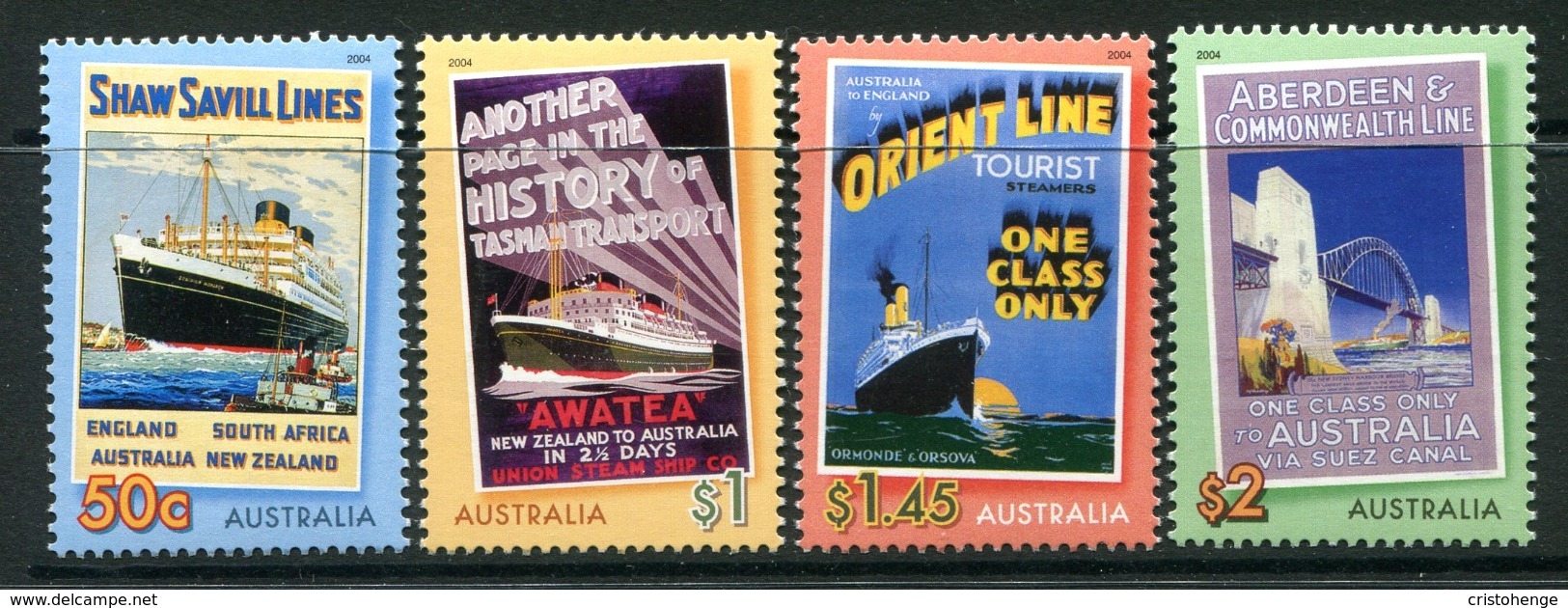 Australia 2004 Ocean Liners Set MNH (SG 2391-2394) - Ungebraucht