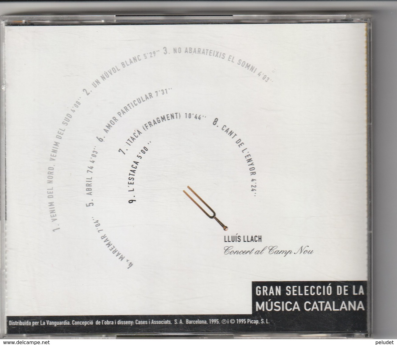 CD - LLUIS LLACH - CONCERT AL CAMP NOU - Caja De Madrid La Vanguardia - 2002 - Other & Unclassified