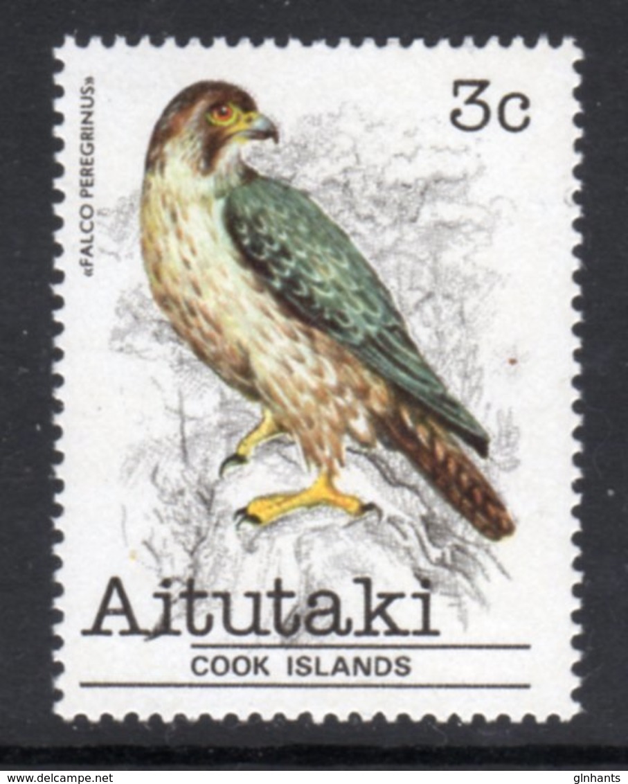 AITUTAKI - 1981 3c FALCON BIRD STAMP FINE MNH ** SG 322 - Aitutaki