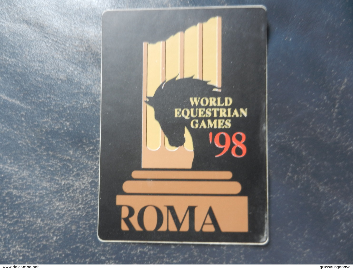 19975) ROMA WORLD EQUESTRIAN GAMES 1998 ADESIVO - Equitazione