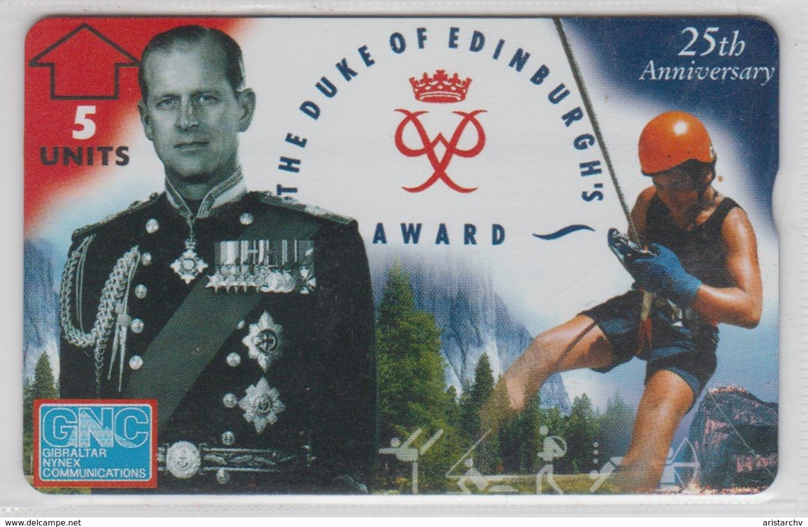 GIBRALTAR 1996 THE DUKE OF EDINBURGH'S AWARD PRINCE PHILIP SNAPLING MINT - Gibraltar