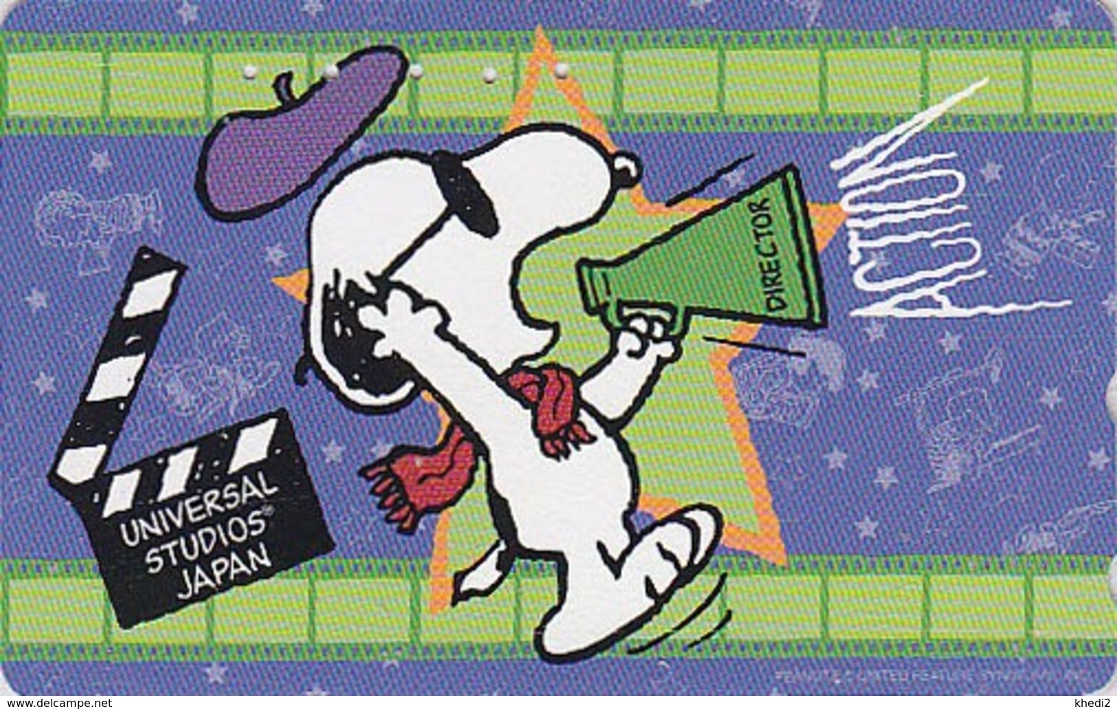 Télécarte Japon / 110-803842 - BD COMICS - Chien SNOOPY ** UNIVERSAL STUDIOS ** - DOG Japan Peanuts Phonecard - 1409 - Comics