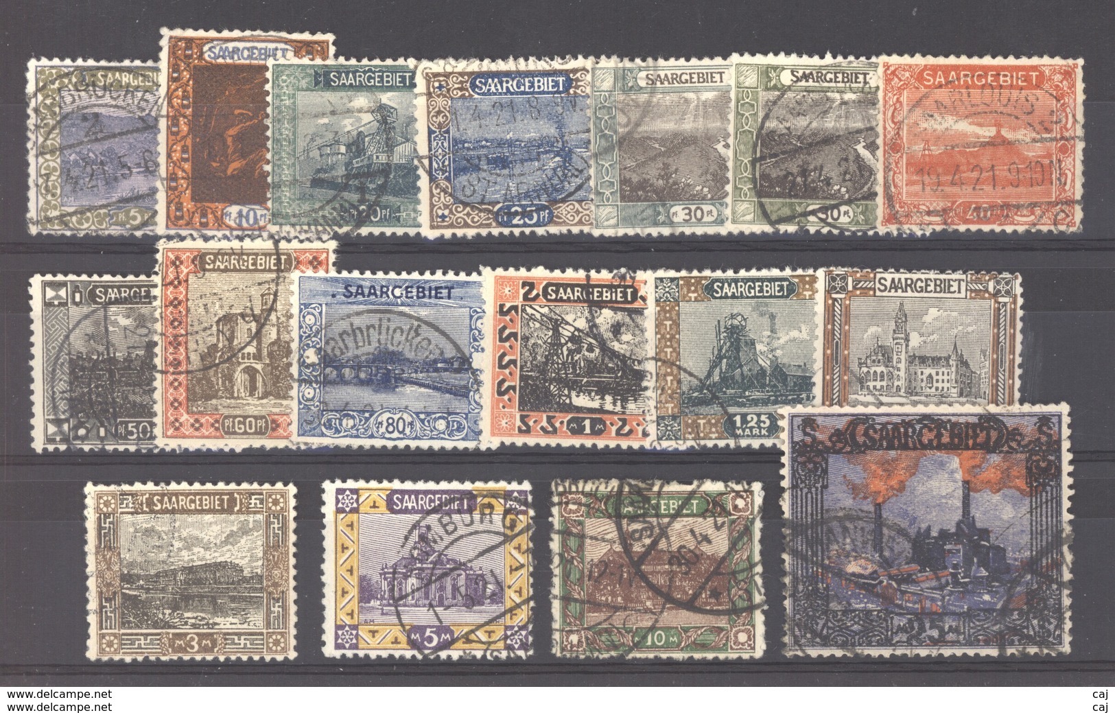 Sarre  :  Yv  53-68  (o)   Avec 57c ,   N2 - Used Stamps