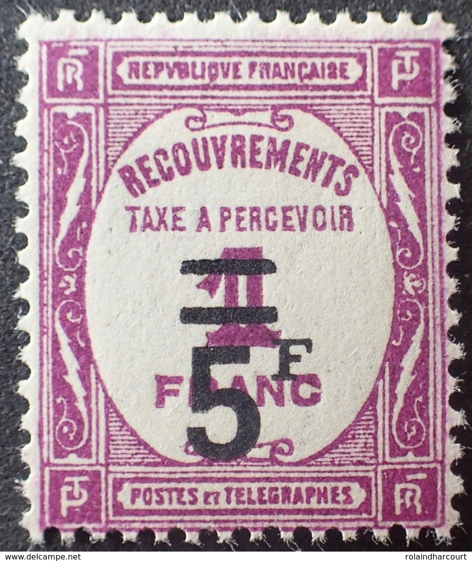 R1615/937 - 1929 - TIMBRE TAXE - N°65 NEUF* - 1859-1959 Mint/hinged