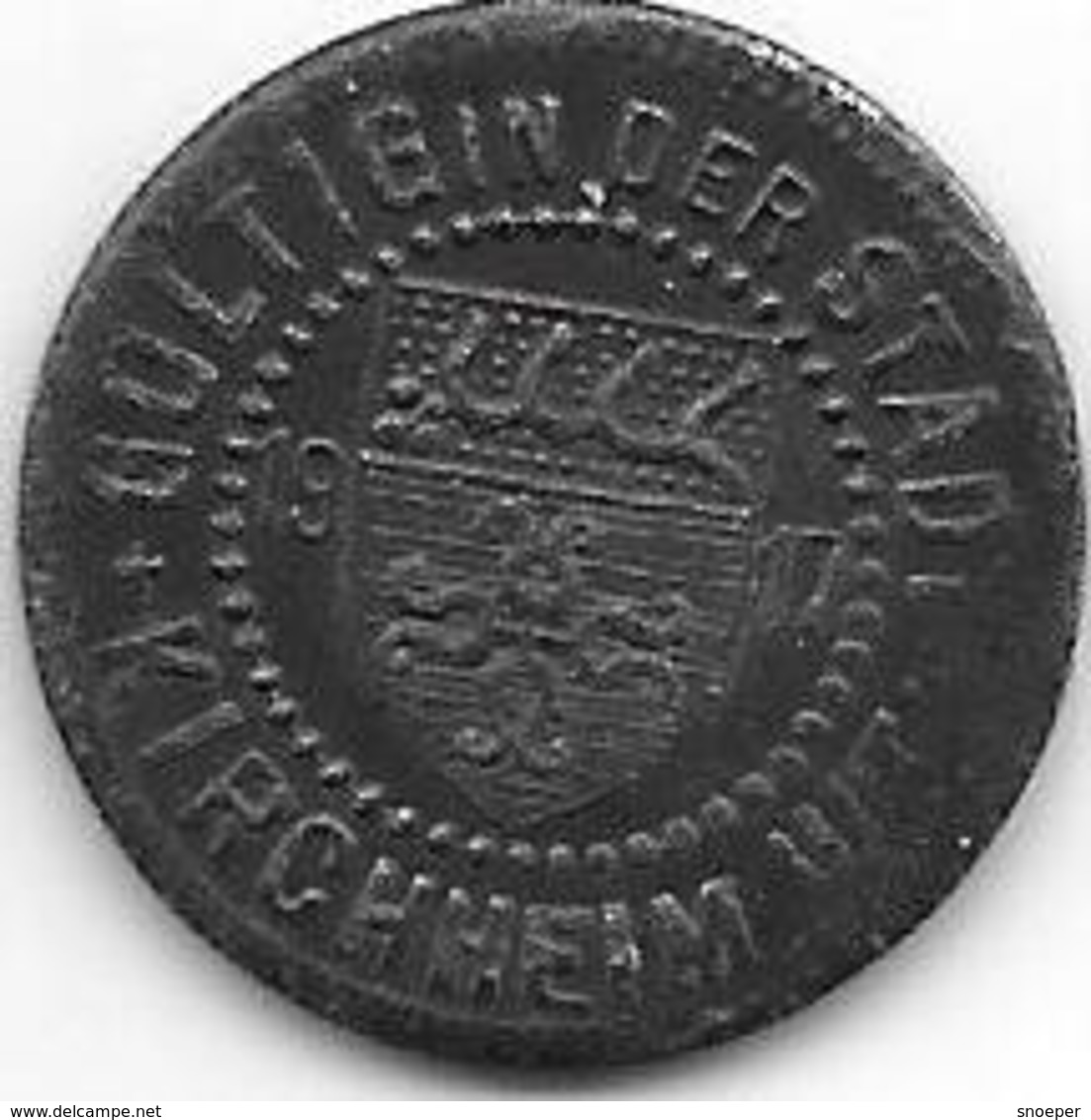 *notgeld Kirchheim 5 Pfennig  1917  Fe  7129.3/  F244.3b - Sonstige & Ohne Zuordnung