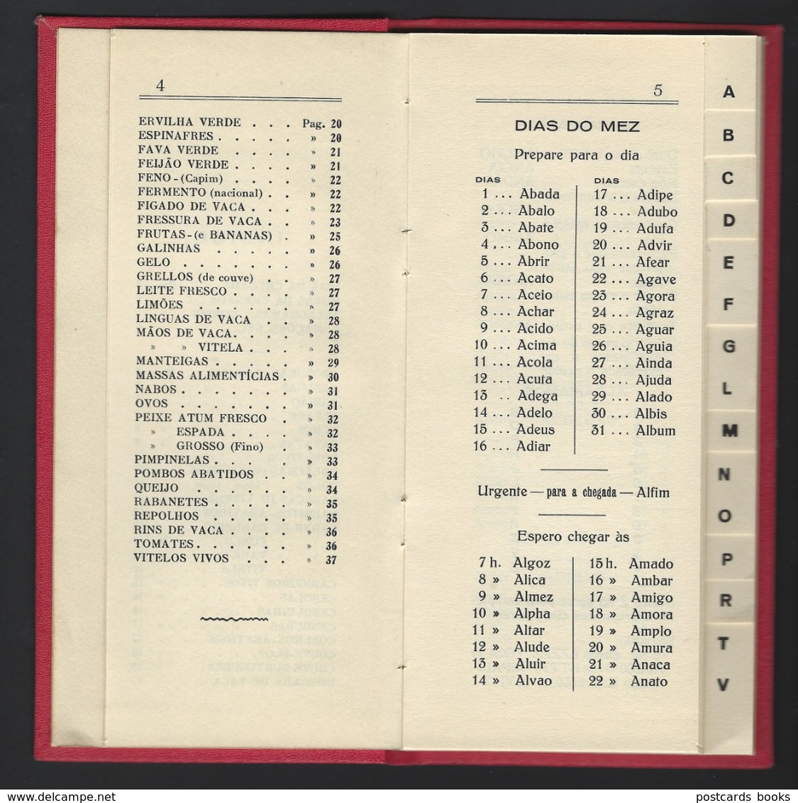 Livro De Codigos De LOJA No FUNCHAL Rua Do Sabão MADEIRA: Fornecedor De Mantimentos Para Navios. 37 Paginas. PORTUGAL - Autres & Non Classés