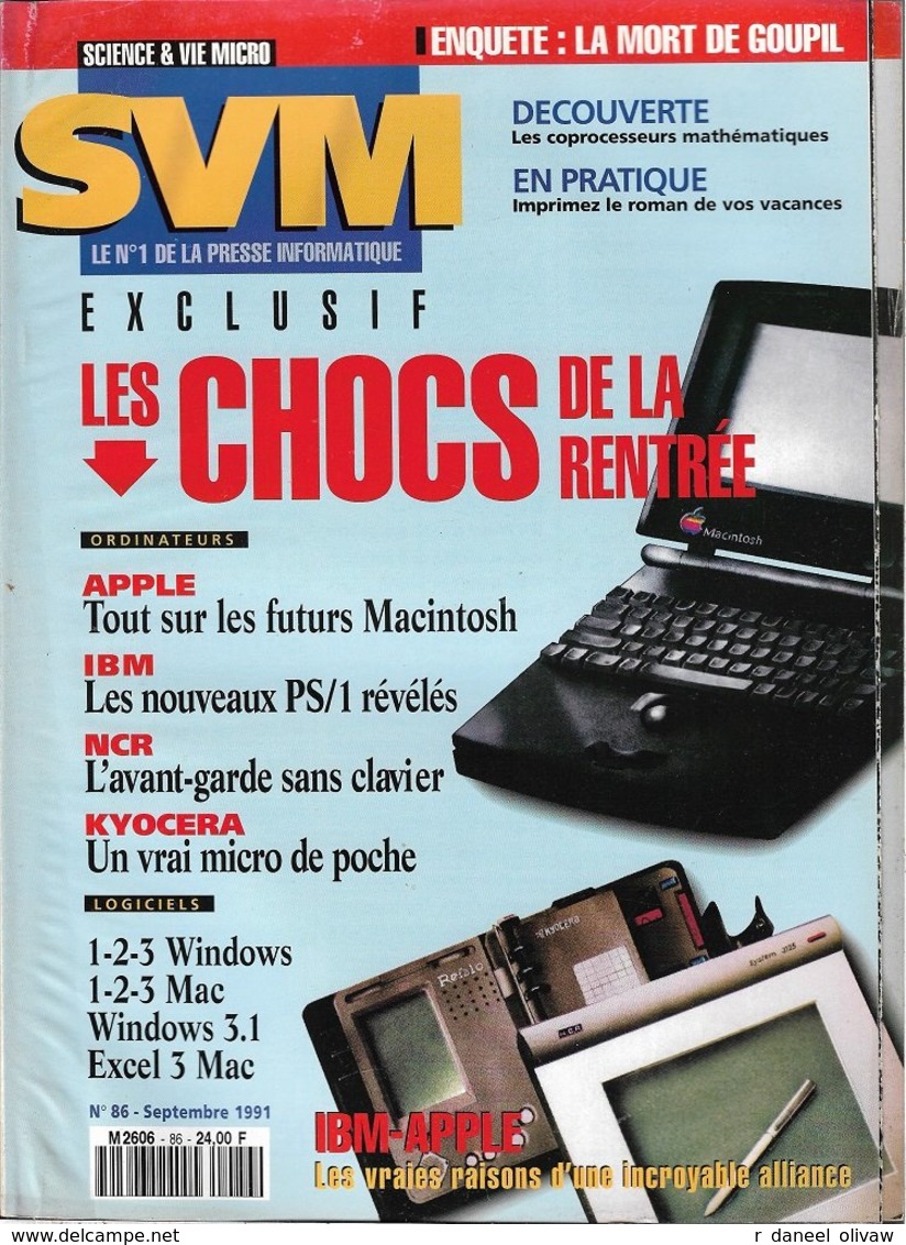 SVM N° 86 - Septembre 1991 (BE+) - Informatik