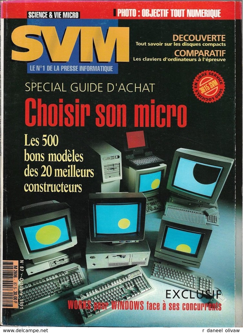 SVM N° 87 - Octobre 1991 (TBE) - Informatik