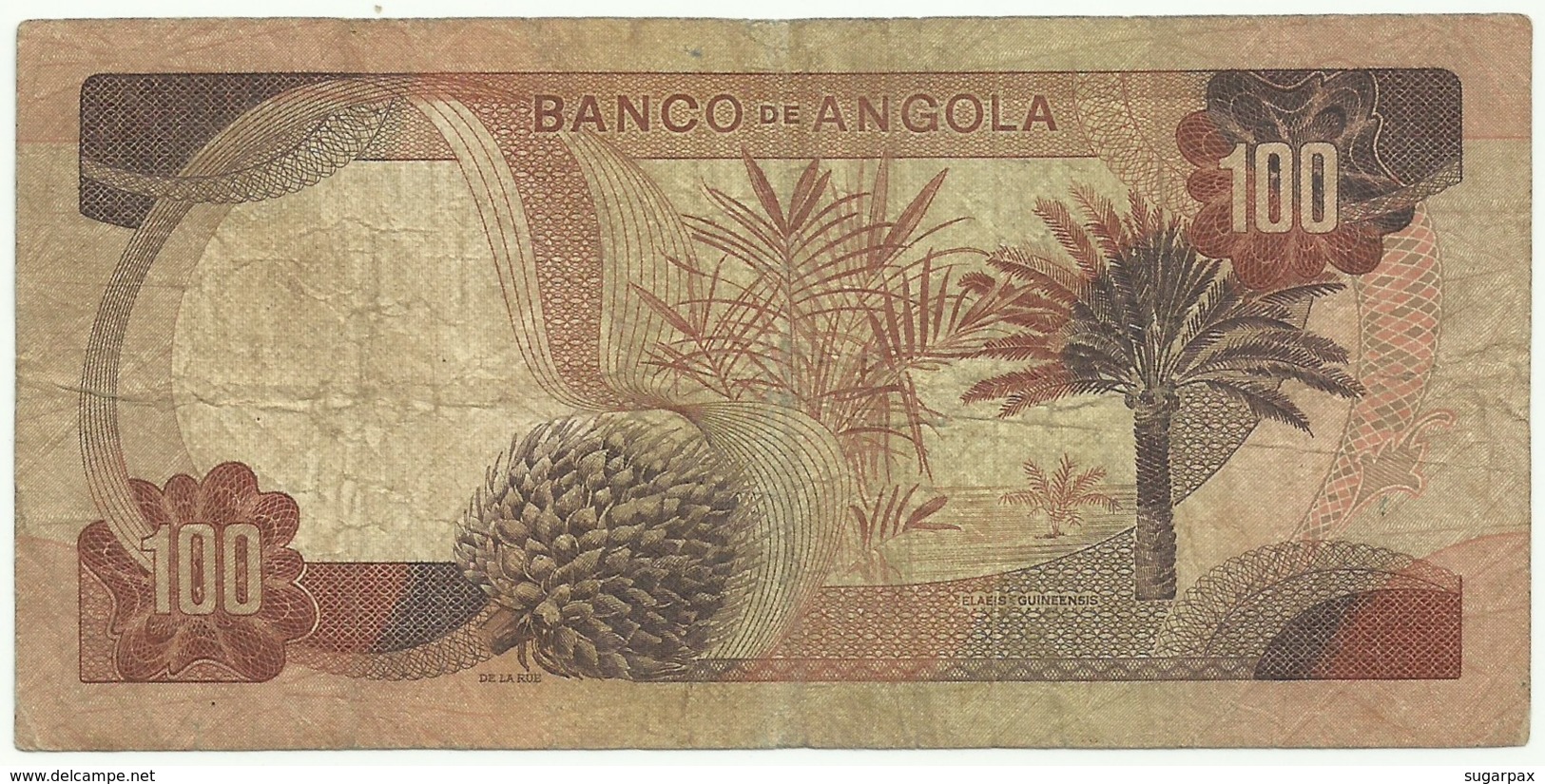 Angola - 100 Escudos - 24.11.1972 - Pick 101 - Série AL - Marechal Carmona - PORTUGAL - Angola