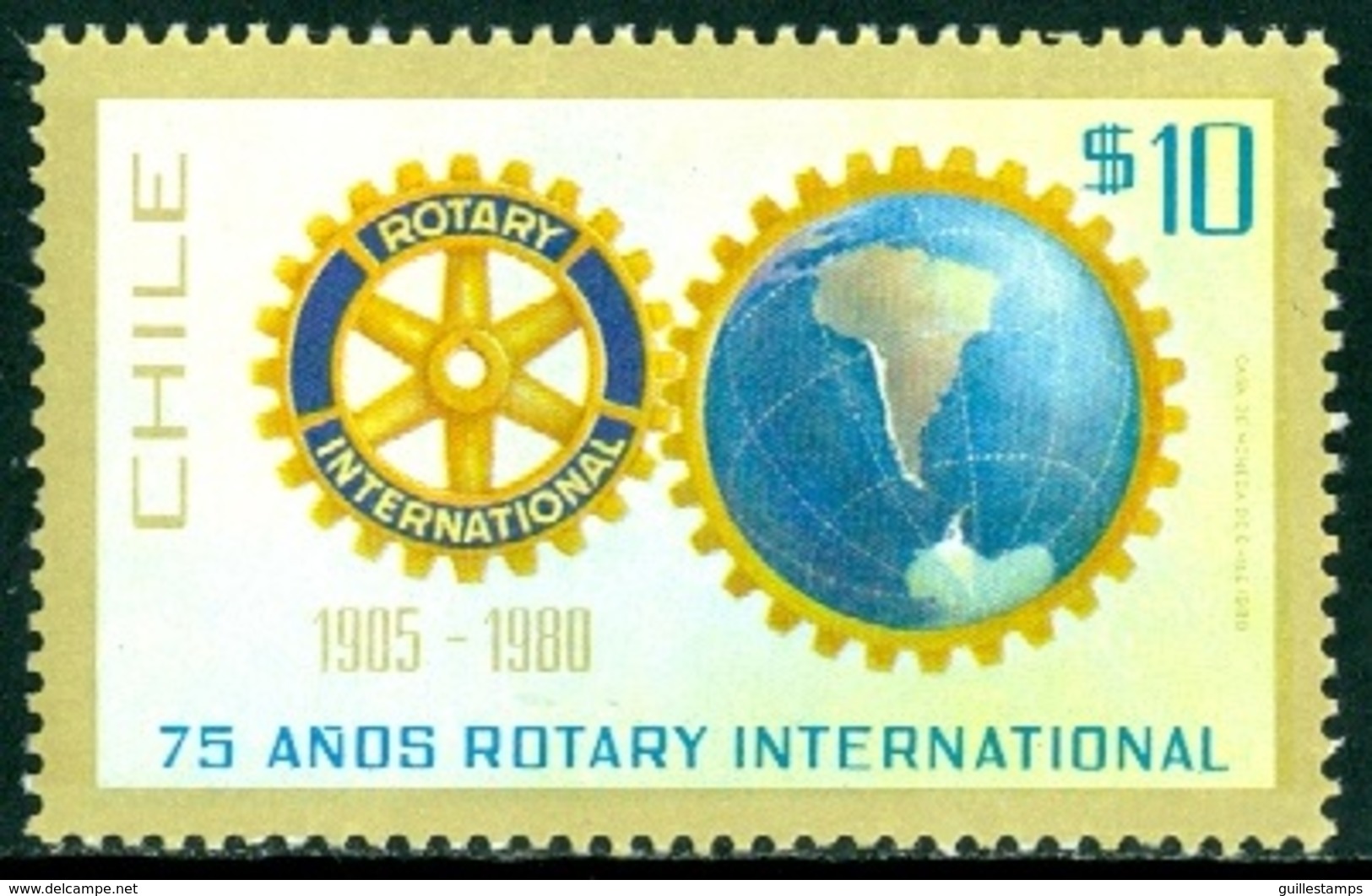 CHILE 1980 ROTARY INTERNATIONAL** (MNH) - Chile