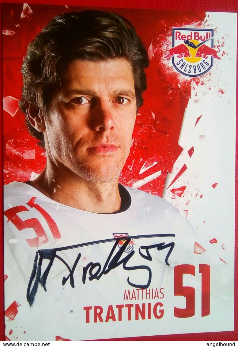 Red Bull Matthias Trattnig - Handtekening