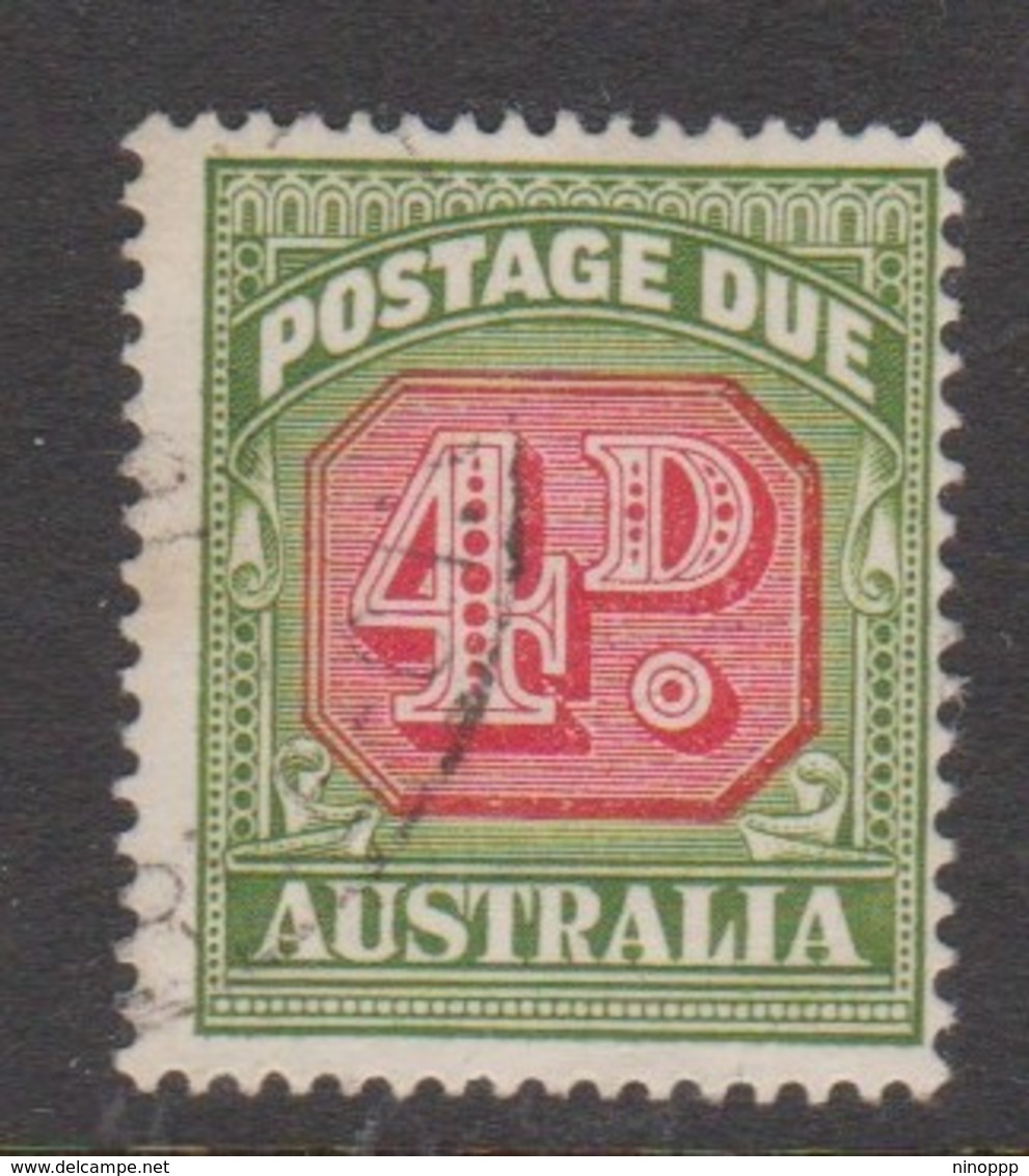 Australia Postage Due Stamps SG D135a 1959 Four Pennies No Watermark Used - Impuestos