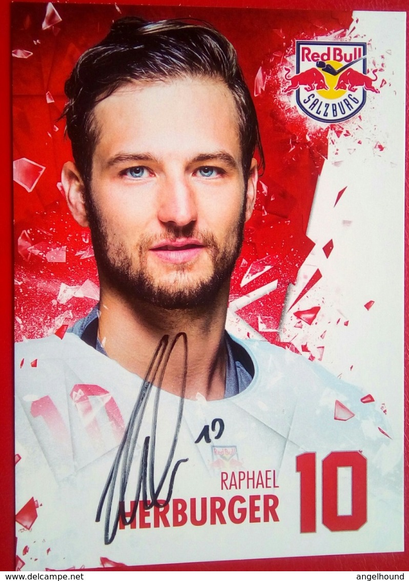 Red Bull Raphael Herburger - Handtekening