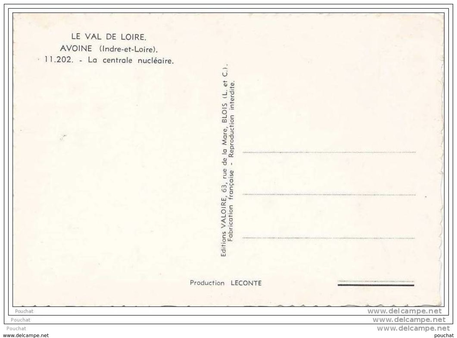 37) Avoine.- (Indre Et Loire)  La  Centrale Nucléaire - Autres & Non Classés