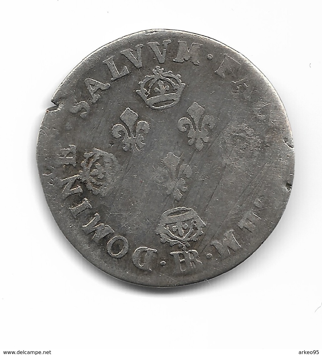 10 Sols D'argent Aux Couronnes De Louis XIV - 1643-1715 Louis XIV Le Grand