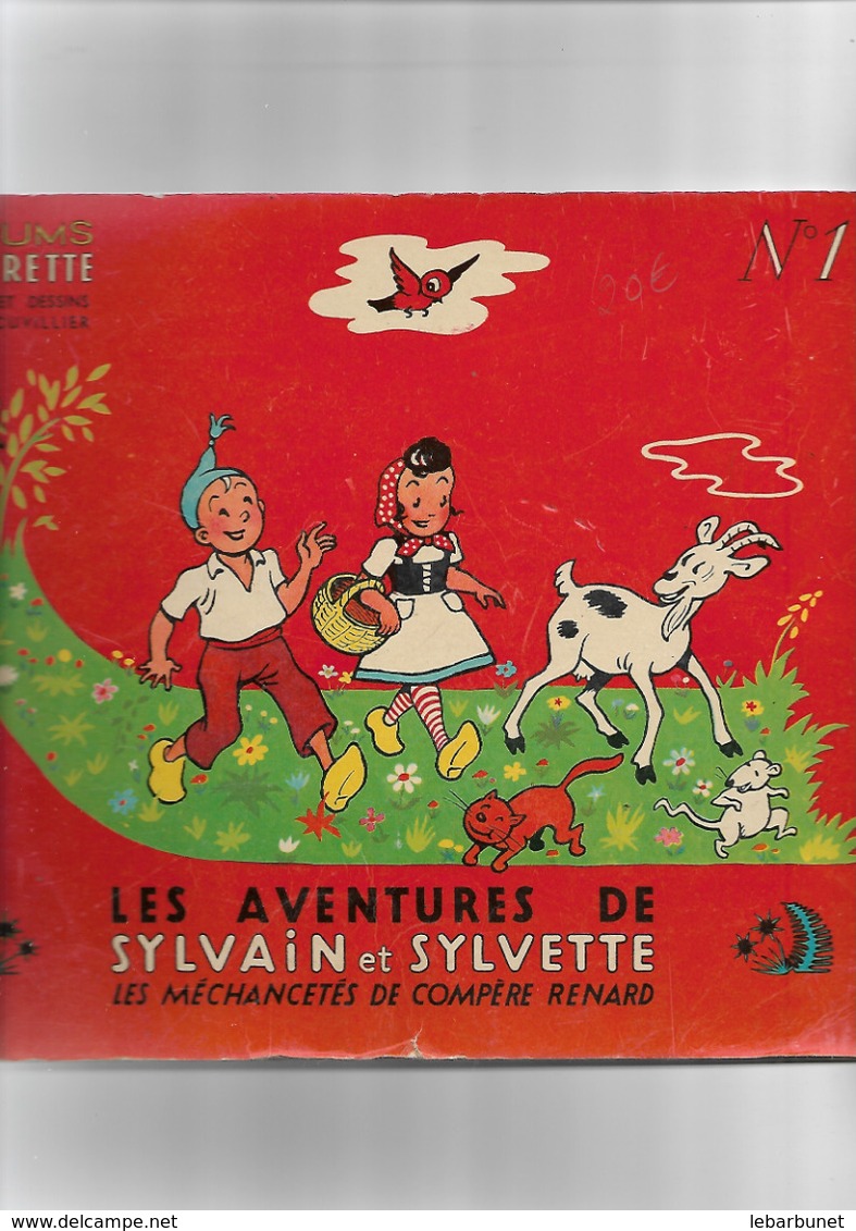 Album Fleurette Les Aventures De Sylvain Et Sylvette   Les Méchancetés De Compère Renard N° 1 - Contes