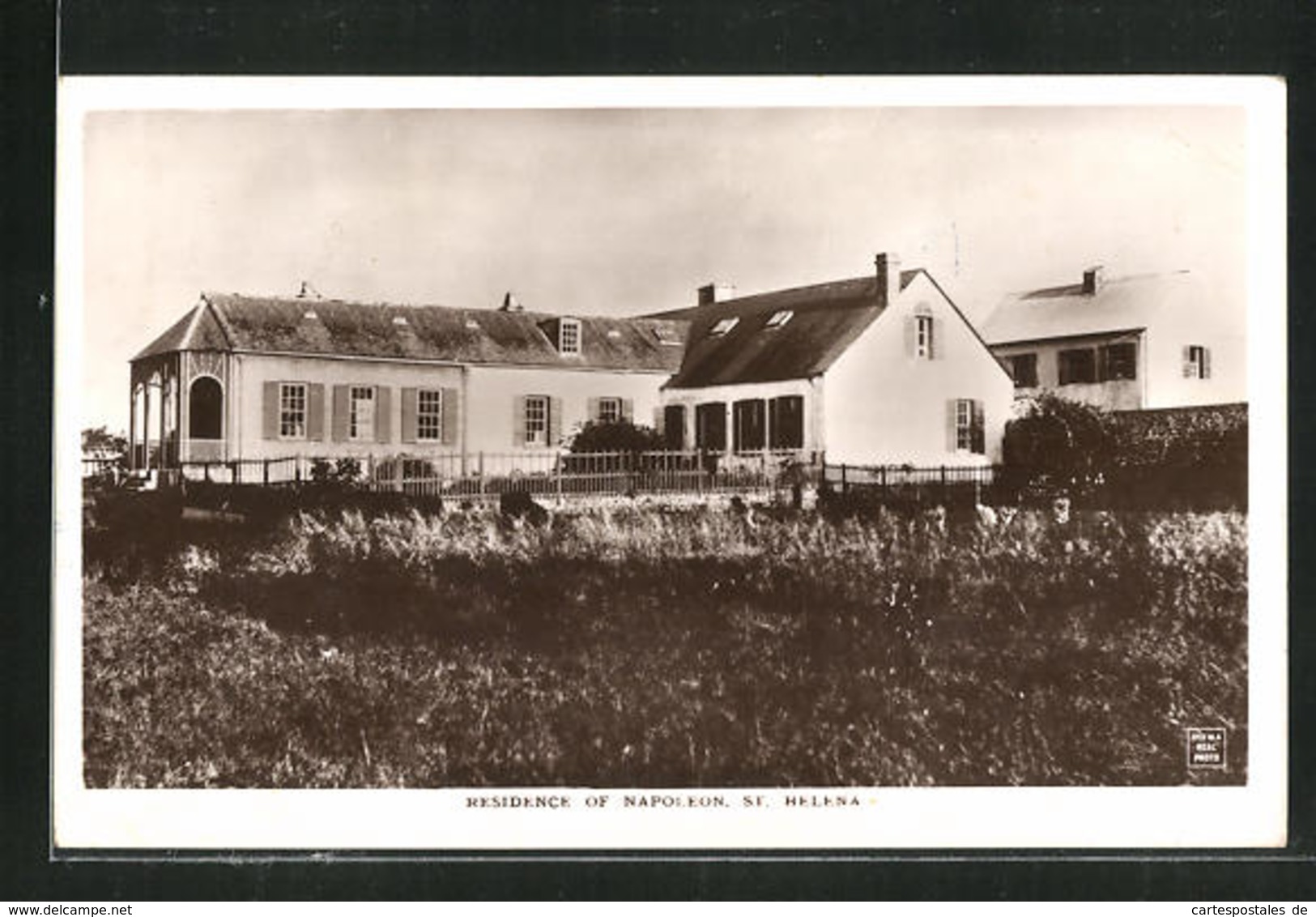 CPA St. Helena, Residence Of Napoleon - Sint-Helena