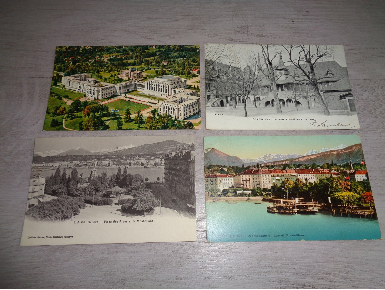 Beau lot de 60 cartes postales de Suisse  Schweiz  Genève     Mooi lot van 60 postkaarten van Zwitserland