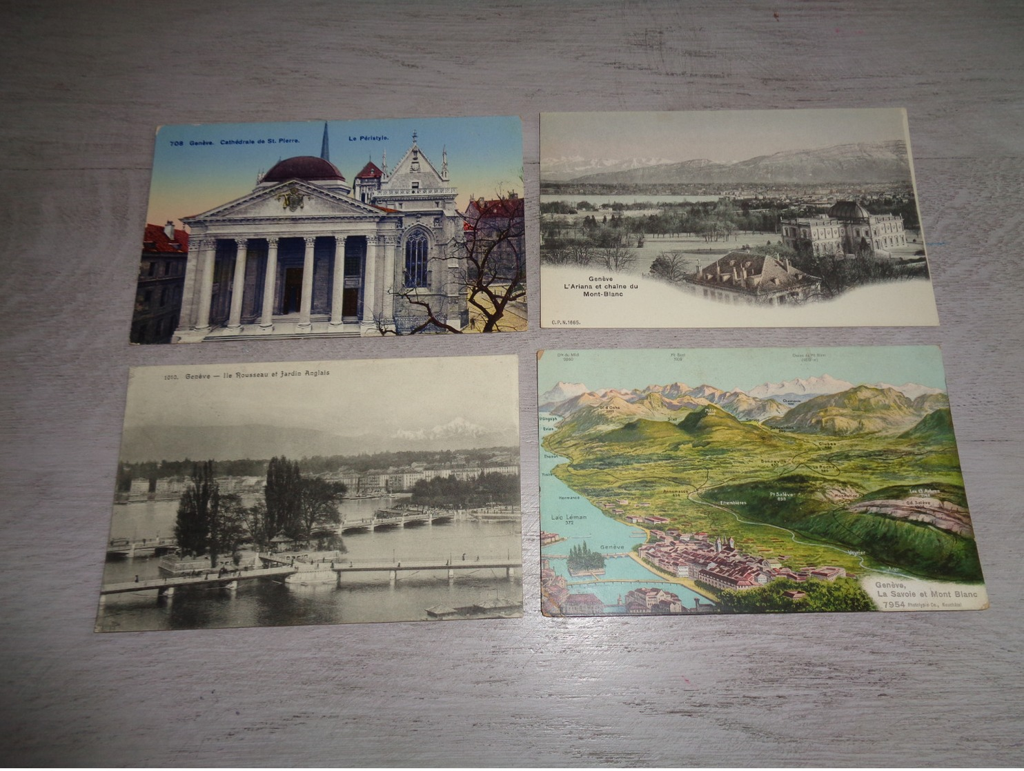 Beau lot de 60 cartes postales de Suisse  Schweiz  Genève     Mooi lot van 60 postkaarten van Zwitserland