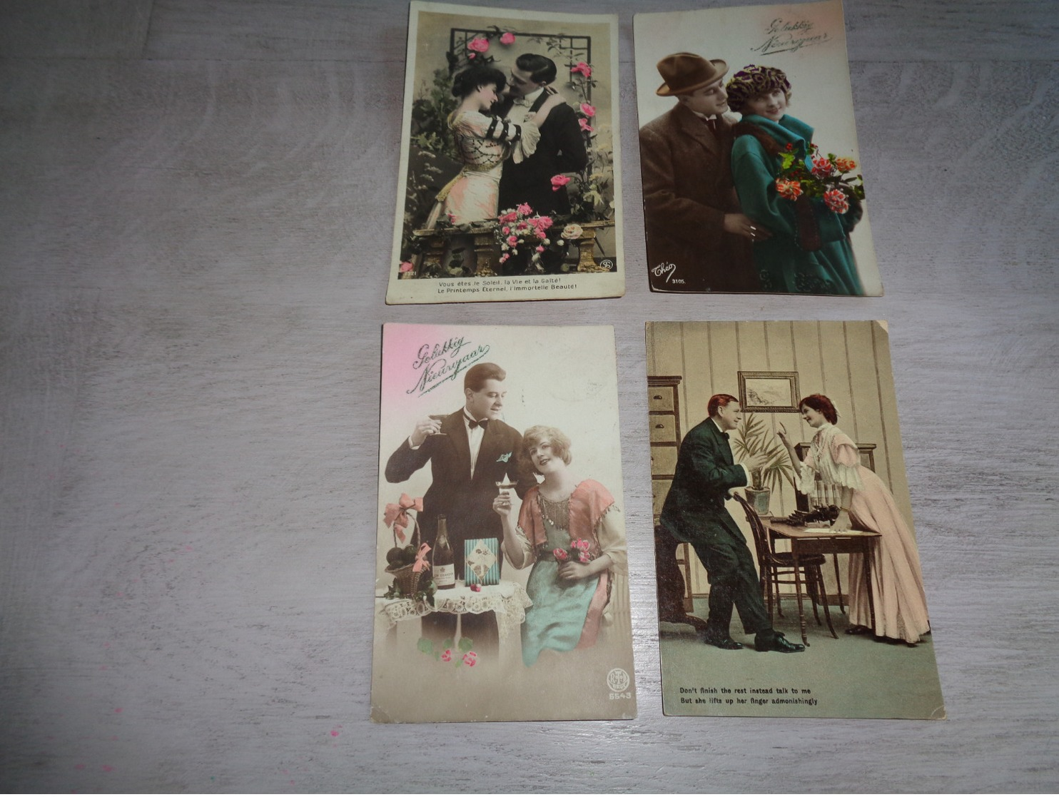 Beau Lot De 60 Cartes Postales De Fantaisie  Couples  Couple    Mooi Lot Van 60 Postkaarten Fantasie Koppels  Koppel - 5 - 99 Cartes