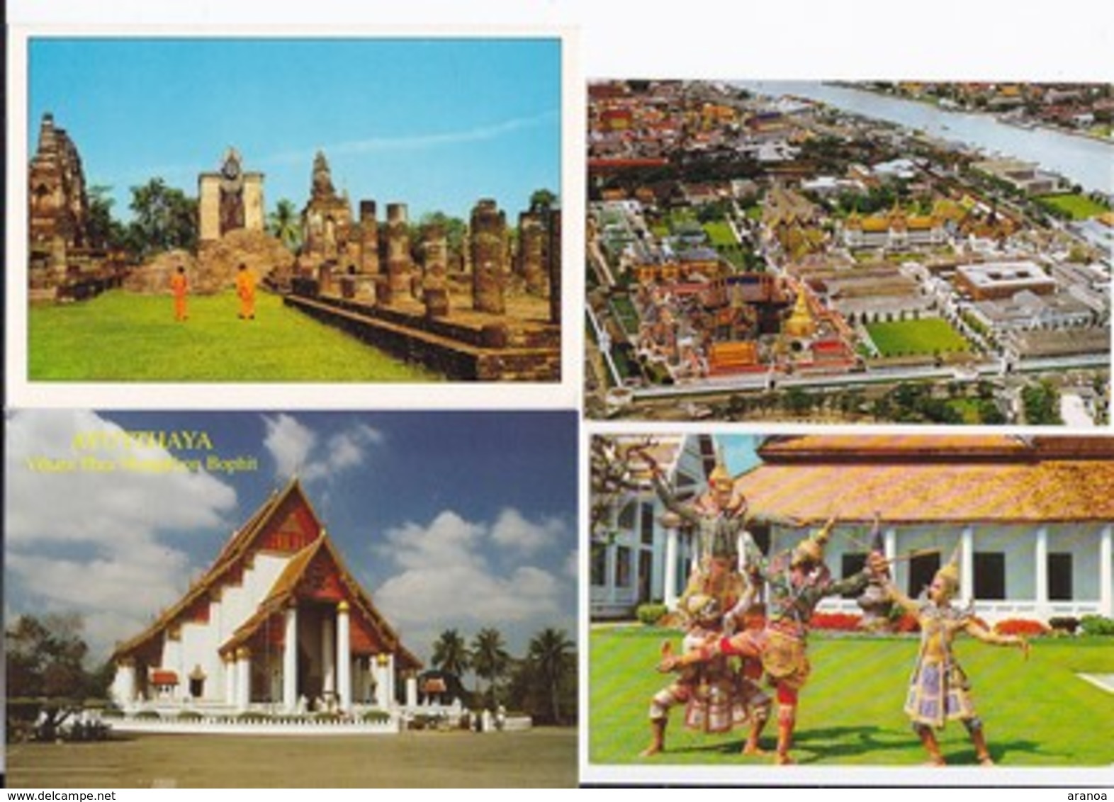 Thailande -- Lot de 48 cartes dont une image