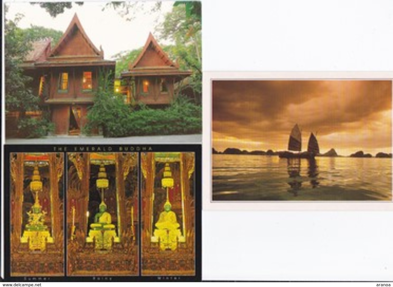 Thailande -- Lot de 48 cartes dont une image