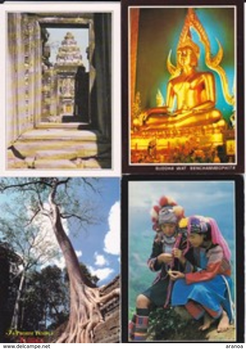 Thailande -- Lot de 48 cartes dont une image