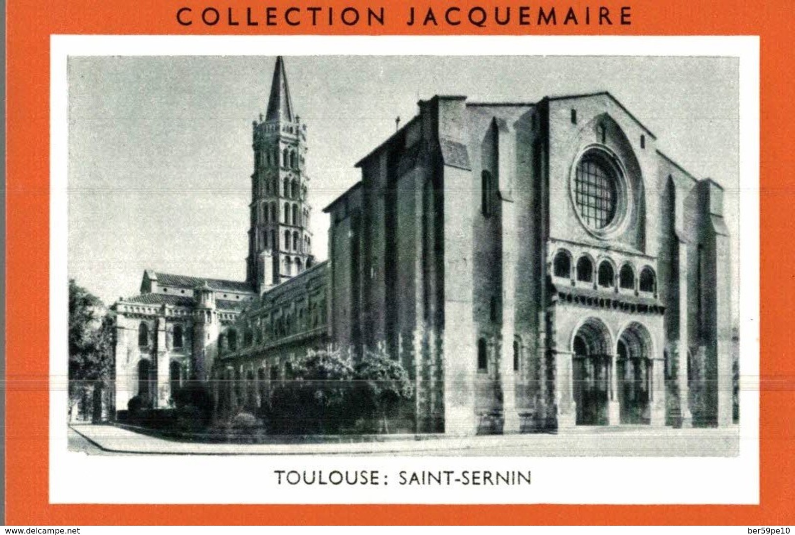 CHROMO COLLECTION JACQUEMAIRE TOULOUSE SAINT-SERNIN - Other & Unclassified