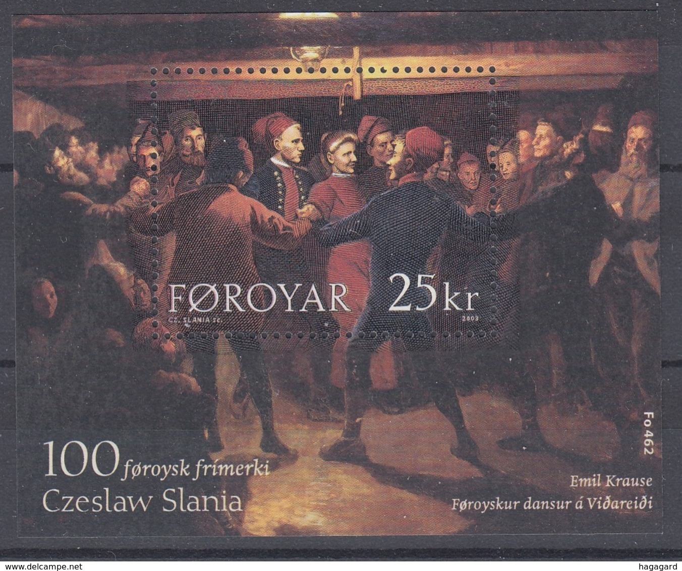 +Faroe Islands 2003. Bloc. Czeslaw Slania. Michel 15. MNH(**) - Féroé (Iles)