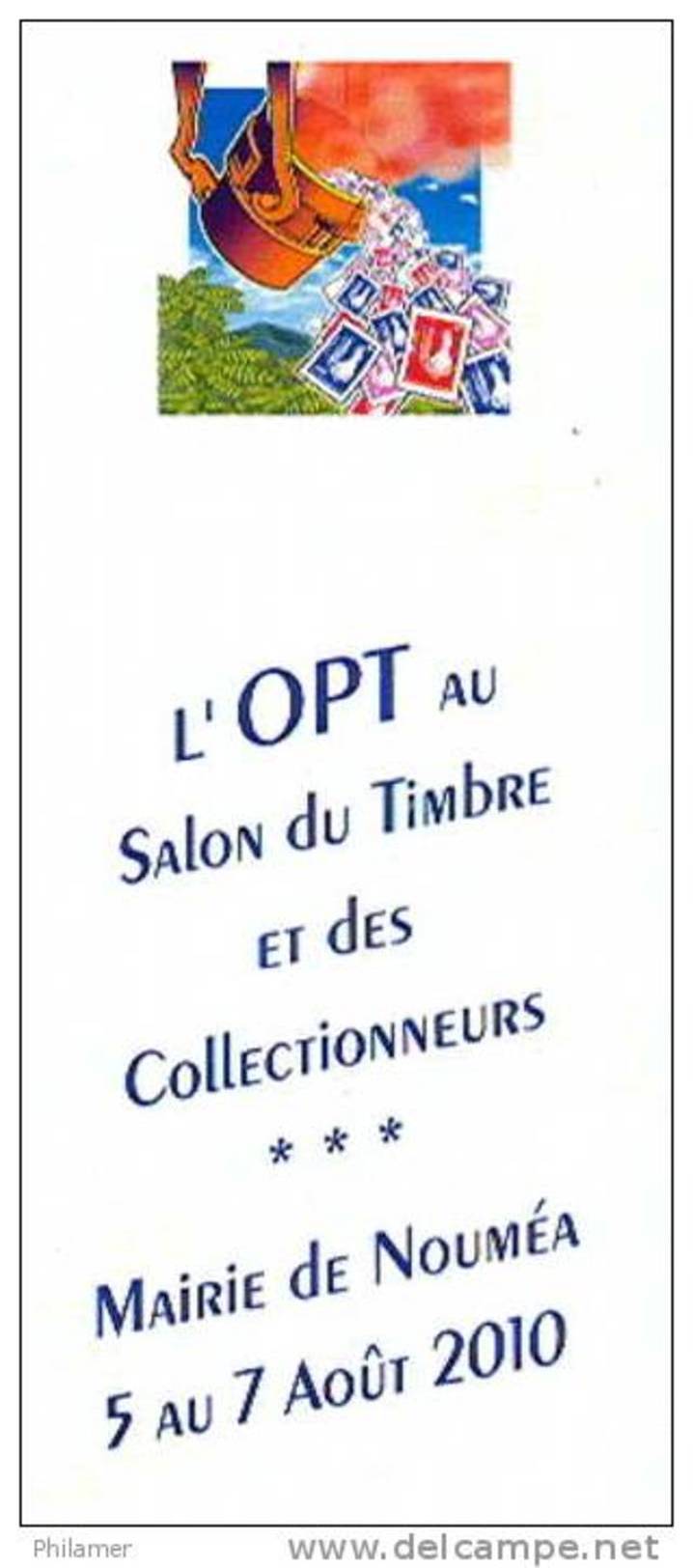 Nouvelle Caledonie Timbre Personnalise Autocollant Public Opt Cagou Nickel Metallurgie Salon Collection 2010 Neuf TBE - Andere & Zonder Classificatie