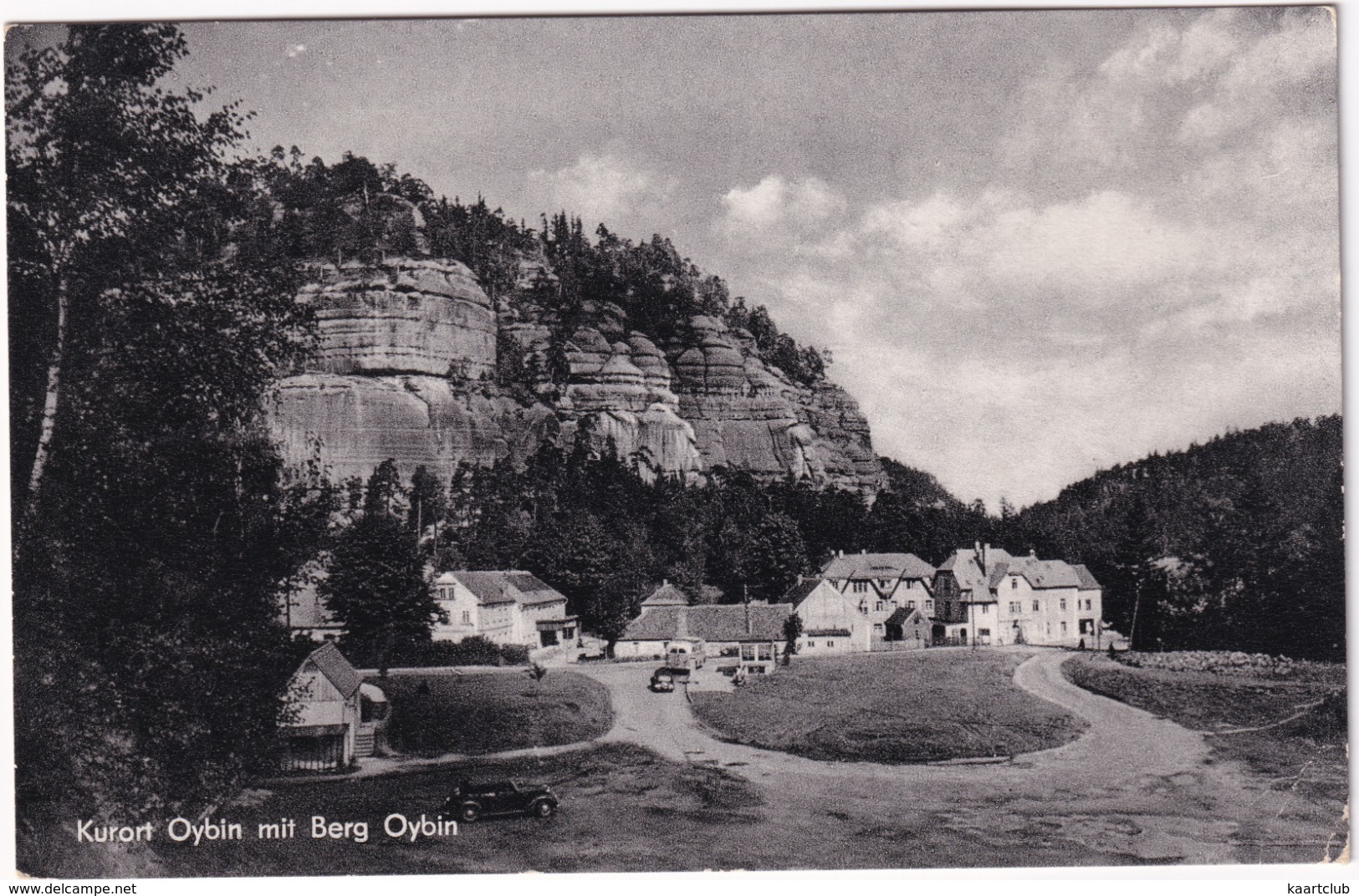 Kurort Oybin Mit Berg Oybin - Zittauer Gebirge - (1957) - Oybin