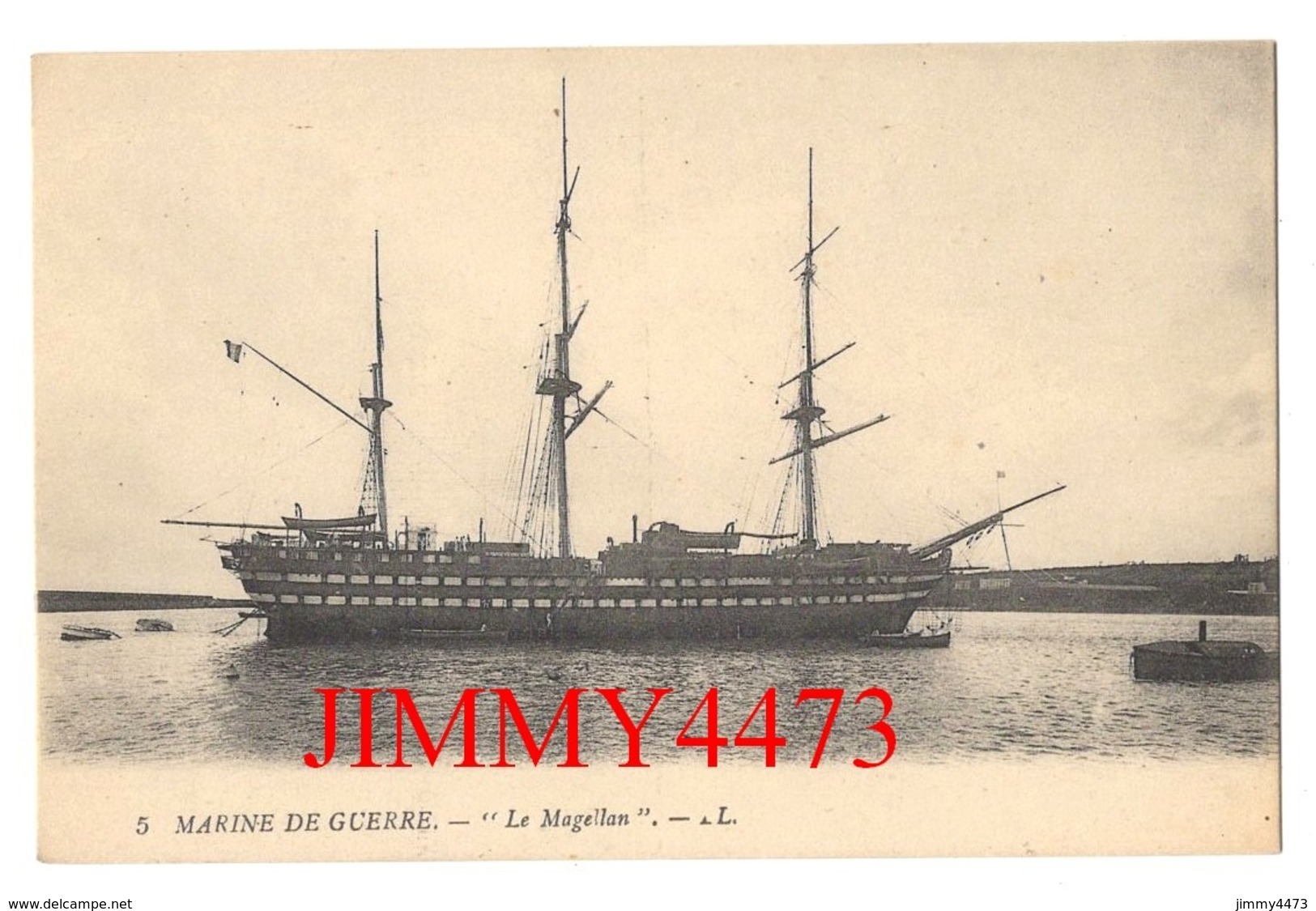 CPA - Le " Magellan " MARINE DE GUERRE - N° 5 - L L - Imp. Lévy Fils Et Cie Paris-Versailles - Guerra