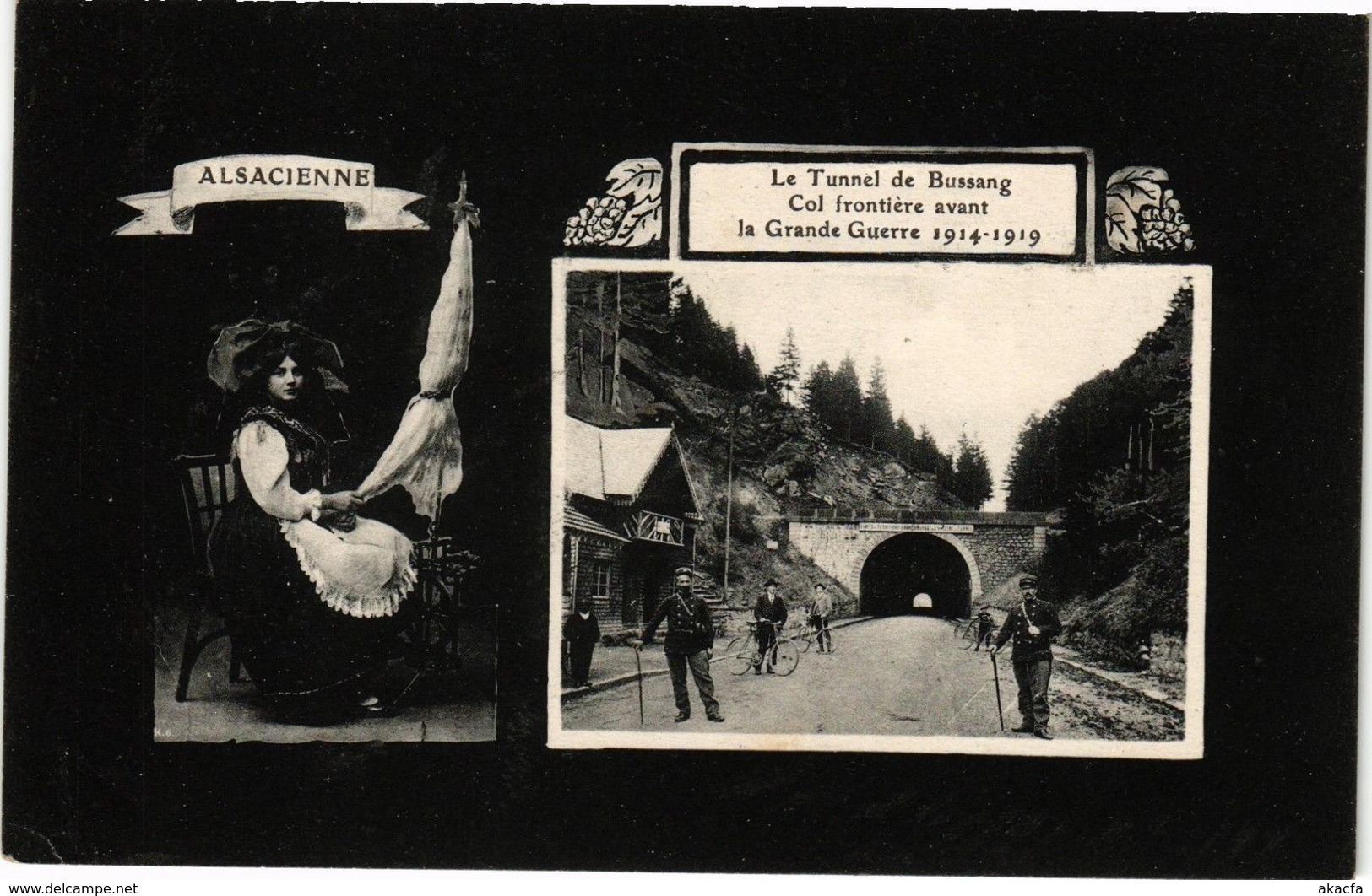 CPA Alsacienne-Le Tunnel De BUSSANG Col Frontiere Avant La Grande (184673) - Col De Bussang