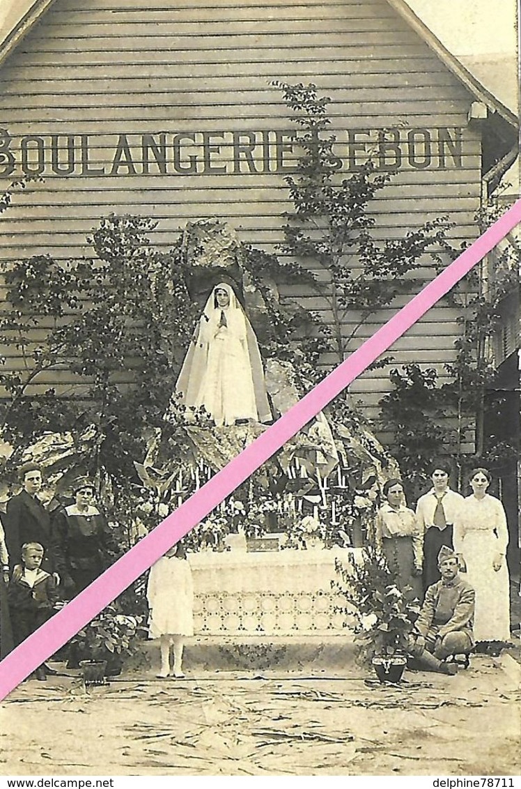 BLANGY Sur BRESLE    Fête-Dieu Devant La Boulangerie LEBON 1931     Reproduction - Blangy-sur-Bresle