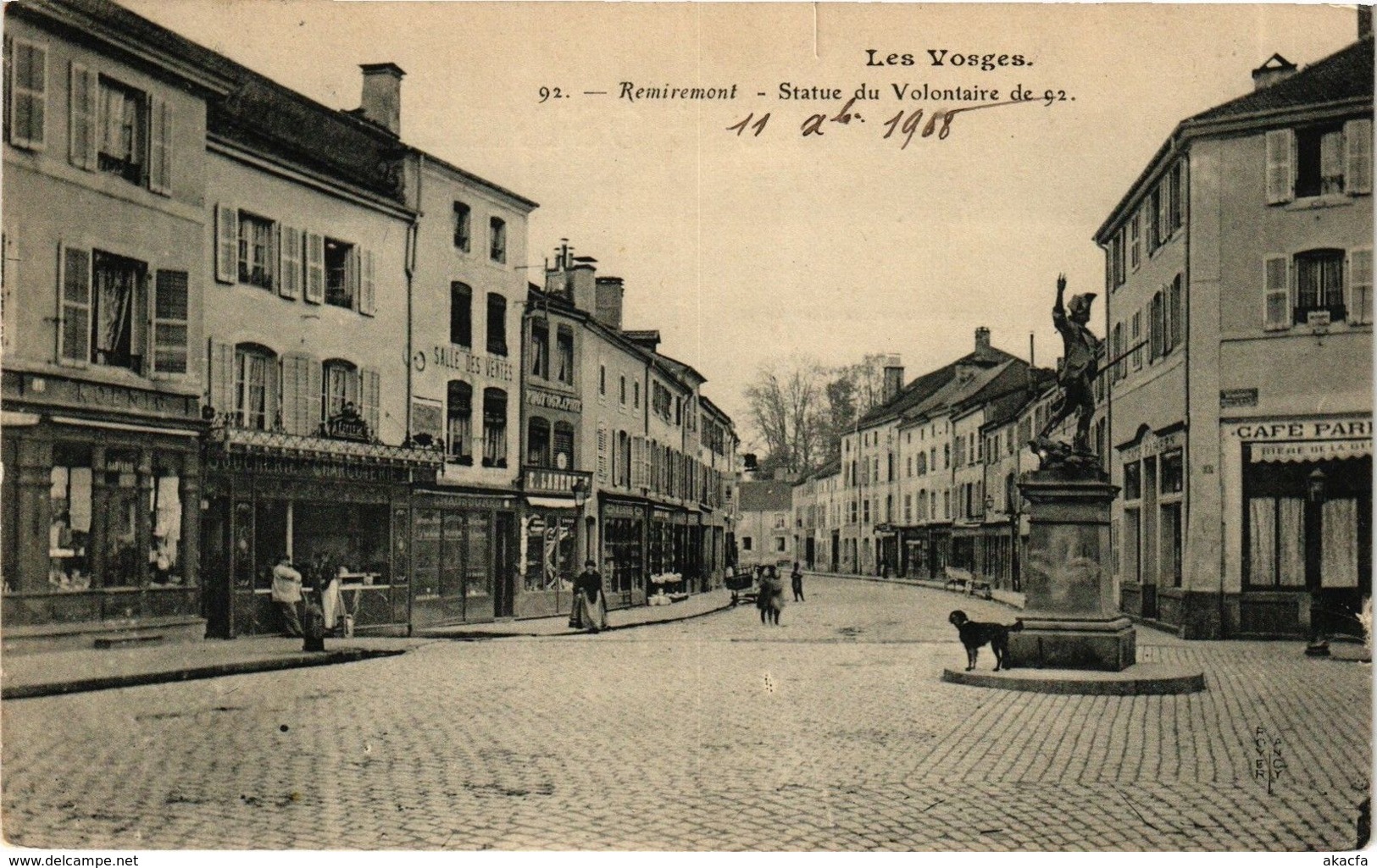 CPA REMIREMONT - Statue Du Volontaire De 92 (185026) - Remiremont