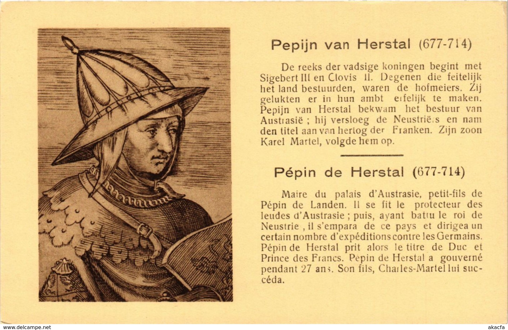 CPA Maire Du Palais D'Austrasie PEPIN De HERSTAL. Militaire (286996) - Hommes Politiques & Militaires