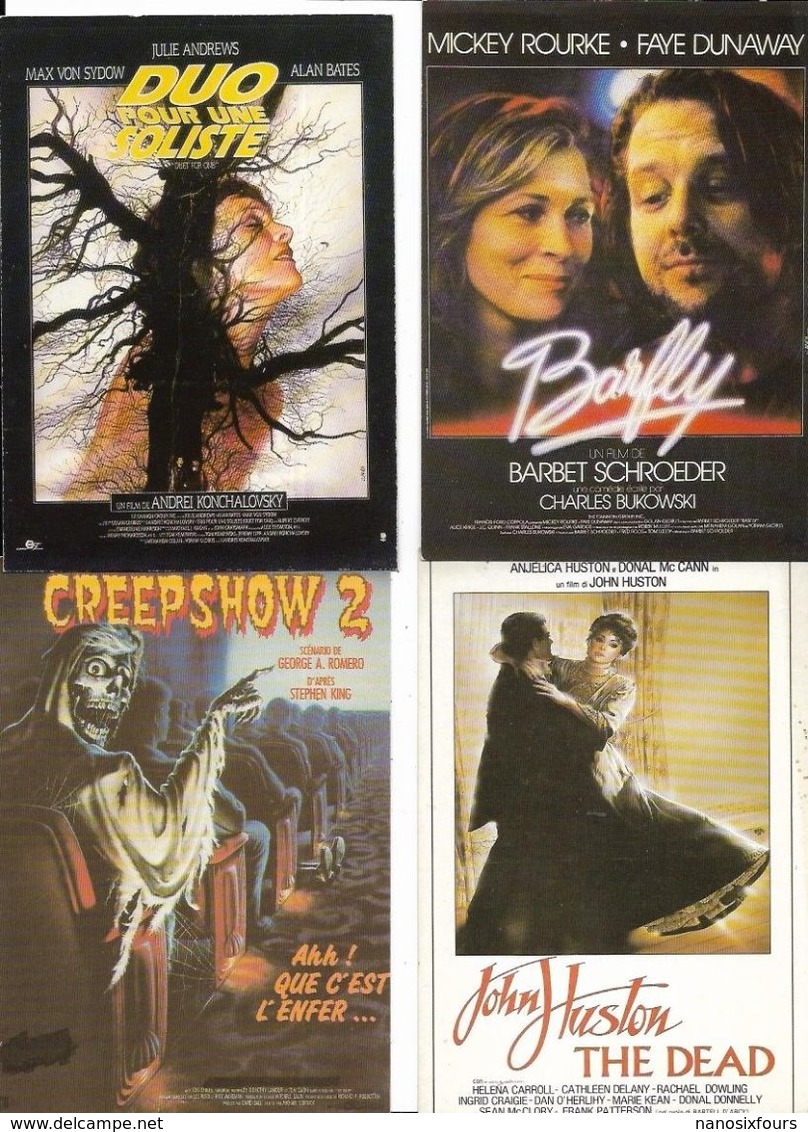 LOT DE 44 CARTES AFFICHES DE CINEMA DIVERS  A VOIR - 5 - 99 Cartoline