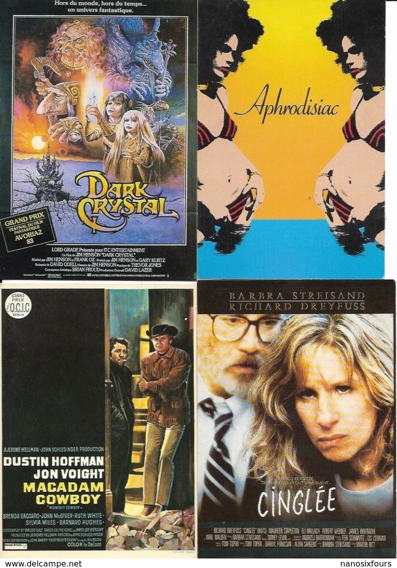 LOT DE 44 CARTES AFFICHES DE CINEMA DIVERS  A VOIR - 5 - 99 Cartoline